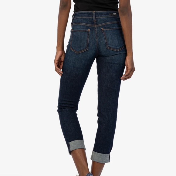 Kut from the Kloth - CATHERINE Boyfriend Originality - Woman’s Blue Jeans NWT 0 - Picture 2 of 8